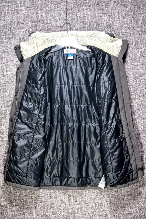 Parca Larga Columbia, Mujer, Talla M, Grìs - Imagen 3